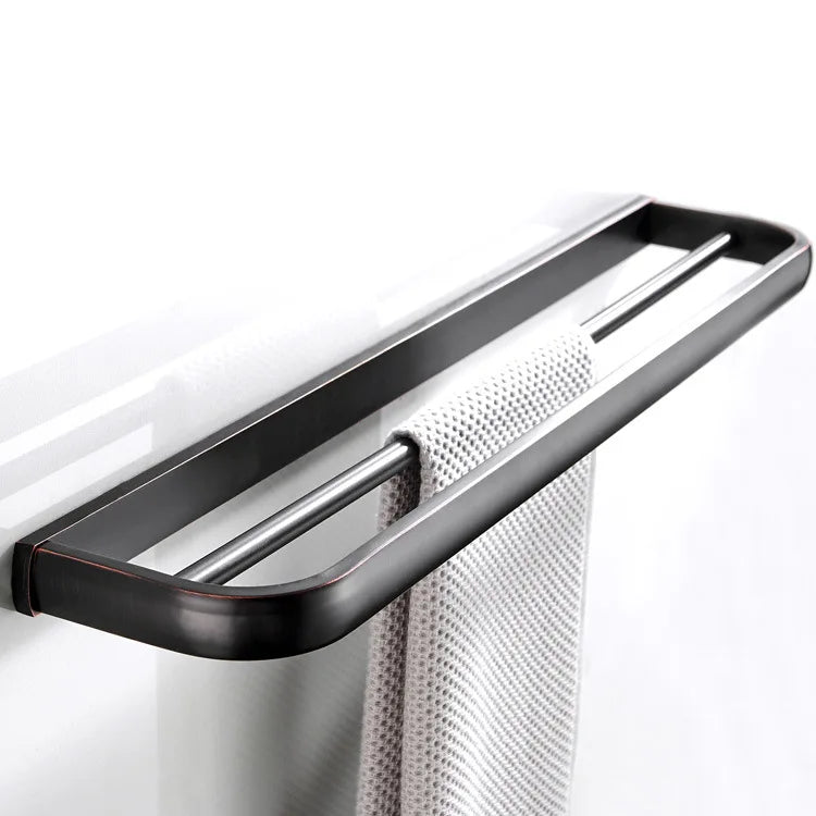 Bathroom Accessories, Corner Shelf,Towel Rack,Paper holder,Towel Bar,Soap basket,Towel Rail Black Oil Brushed bathroom Hardware