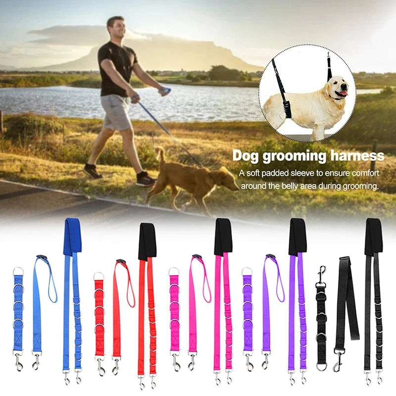 Harness Leads For Pet Grooming Table Adjustable Fixed Dog Cat Safety Rope Pet Grooming Loops Nylon Restraint Noose Pet Supplies