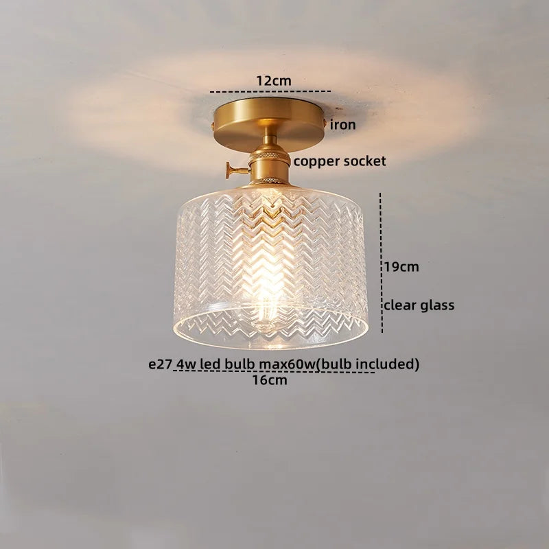 IWHD Home Lighting LED Ceiling Lamps For Living Room Porch Balcony 4w Bulb Modern Night Lights Fixtures Lustre Chandelier