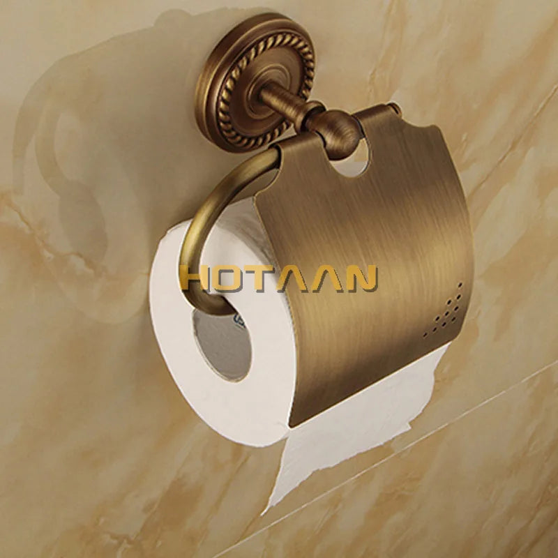 .,solid brass Bathroom Accessories Set,Robe hook,Paper Holder,Towel Bar,soap basket,bathroom sets,YT-12200-B