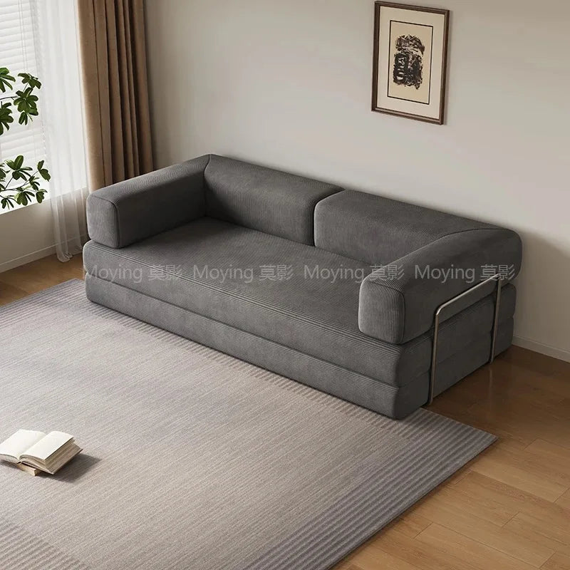 Free shipping compression sofa combination living room sofa high density sponge corduroy material free warranty 5 years