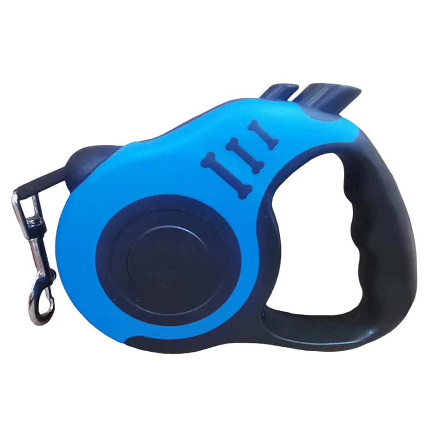 Pet Traction Device, Pet Dog Automatic Retractable Traction Rope, Bone Printed Dog Walking Rope, Dog Chain, Dog Rope