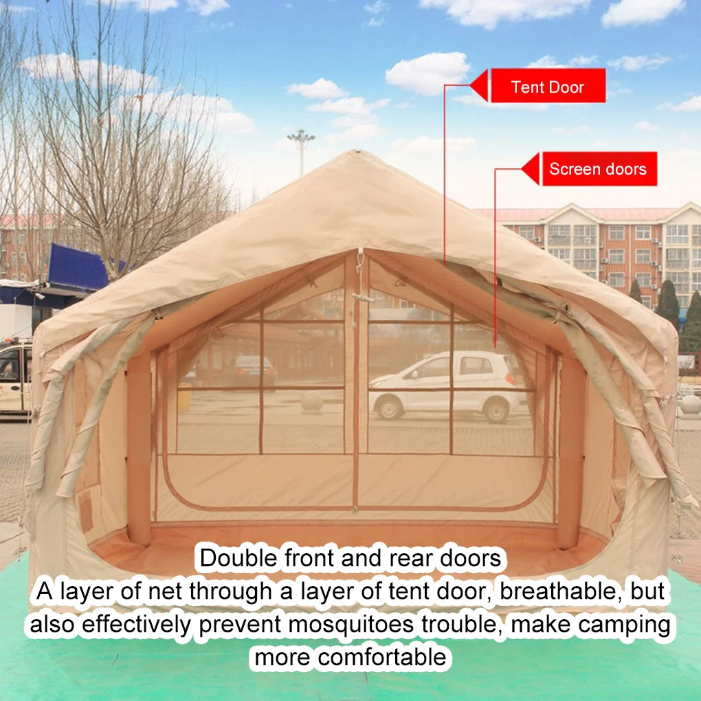 Large Camping Air Tent Quick Setup Camping Tent 3/4P Overnight Rainproof Thickeneded Picnic Family Camping travel Outdoor Tent