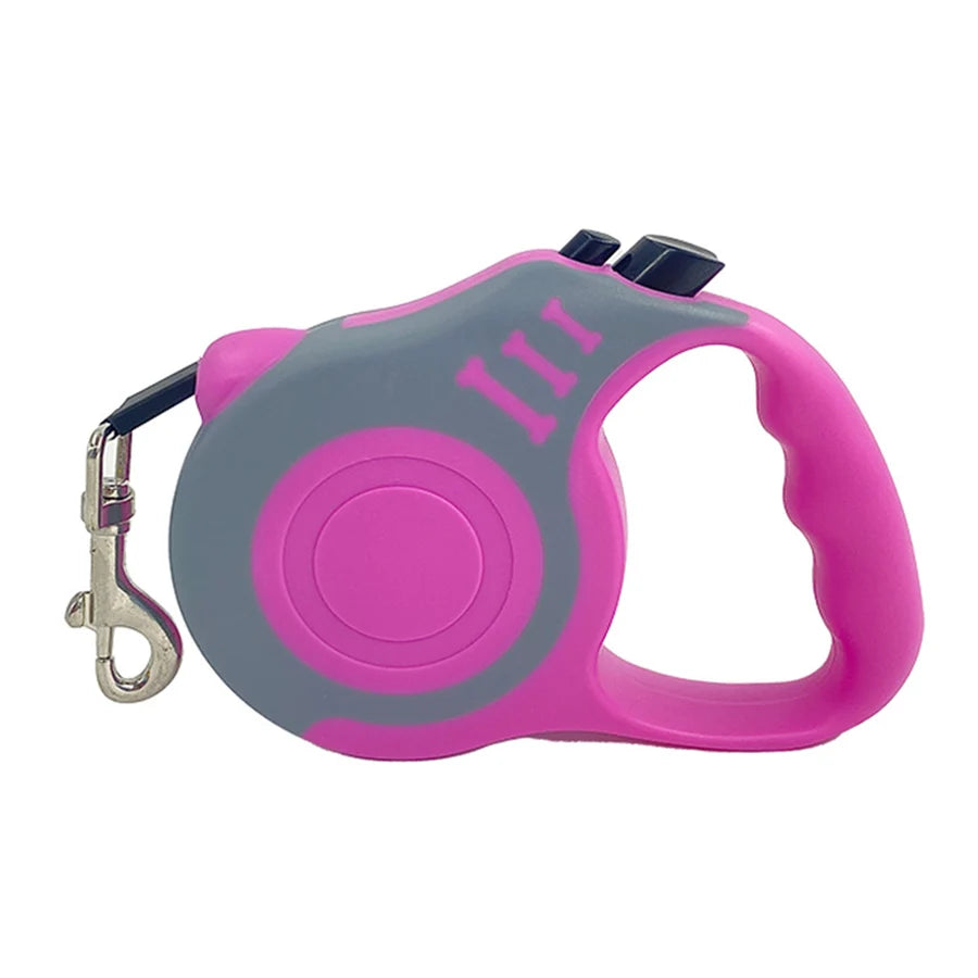 Pet Traction Device, Pet Dog Automatic Retractable Traction Rope, Bone Printed Dog Walking Rope, Dog Chain, Dog Rope