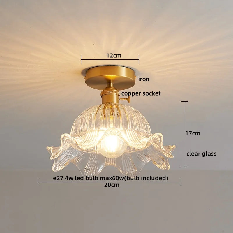 IWHD Home Lighting LED Ceiling Lamps For Living Room Porch Balcony 4w Bulb Modern Night Lights Fixtures Lustre Chandelier
