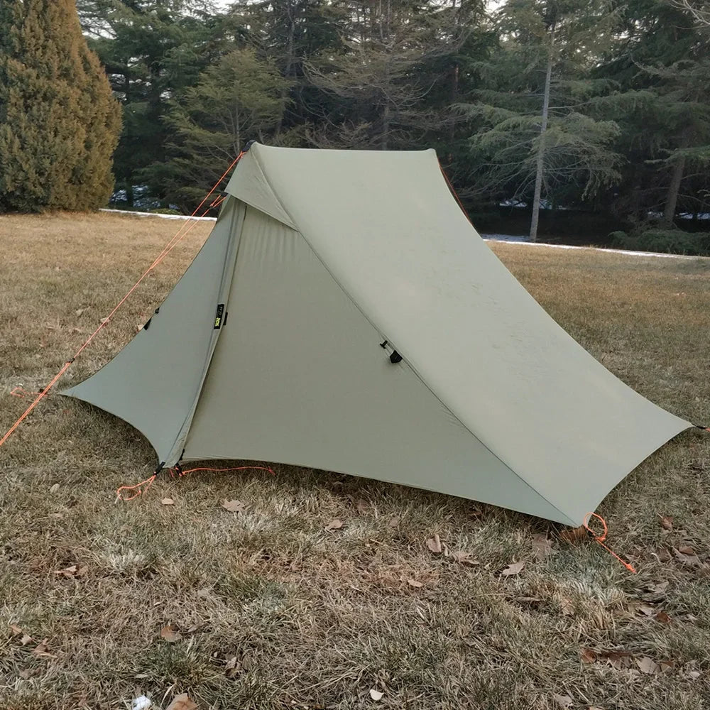2 Person Professional Waterproof Two-sided 20D Silnylon Tent Outdoor Ultralight Camping Hiking Tent 3-4 Season Backpacking Tents