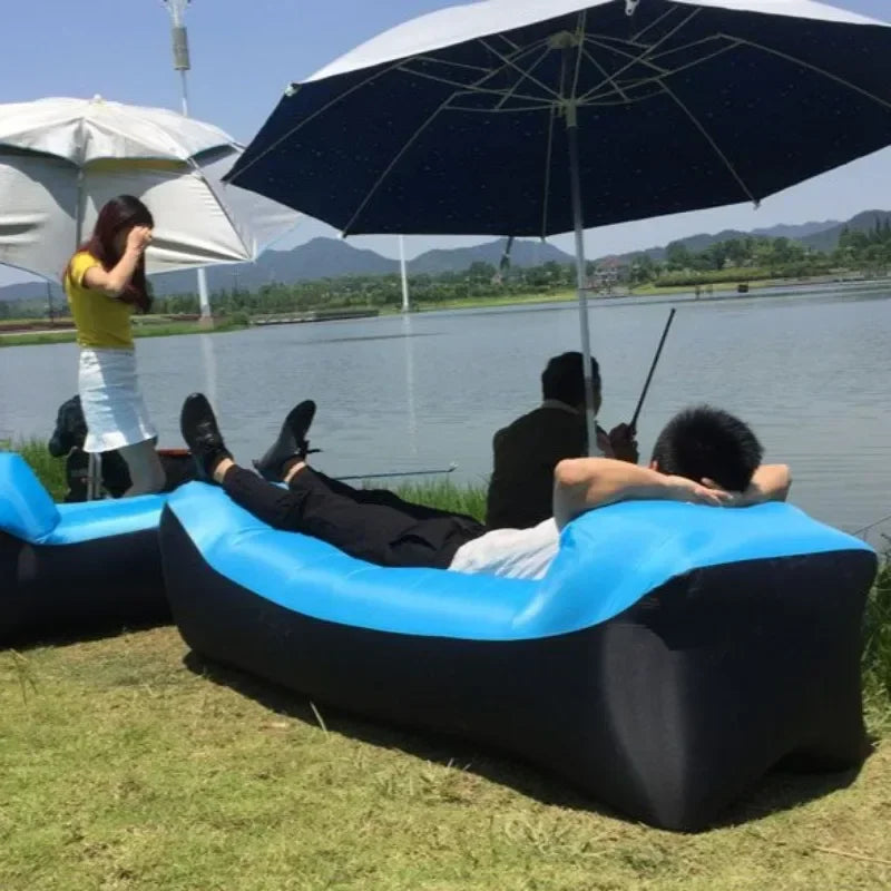 Outdoor Inflatable Sofa, Portable Cushion, Lazy Nap Bed, Beach Air Bed, Practical Tools, Music Festival, Picnic, Camping