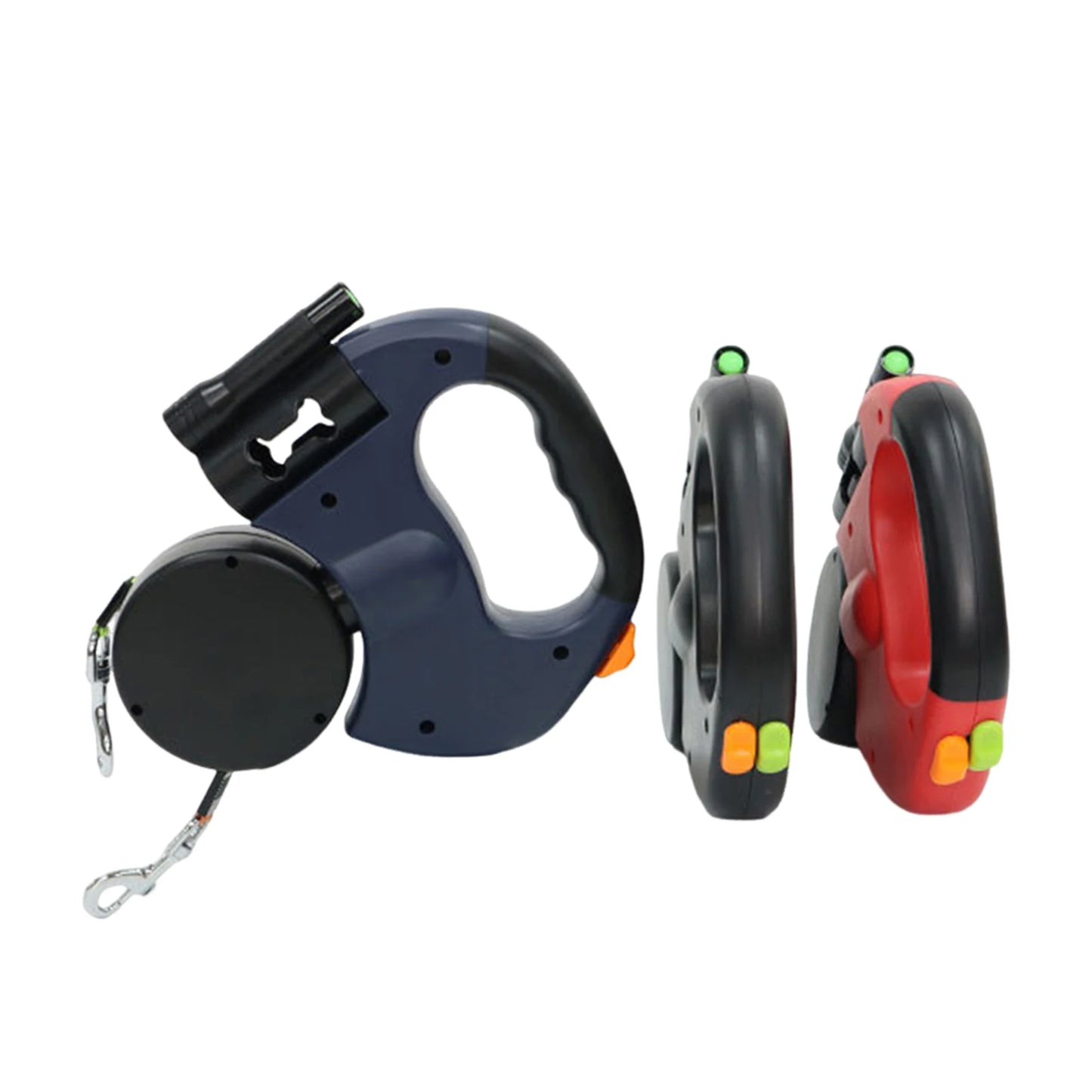 Dual Retractable Pet Dog Safe Rope With Led Lights Wear Lightweight Adjustables Cat Dog Walk Running Leads Pet Accessories