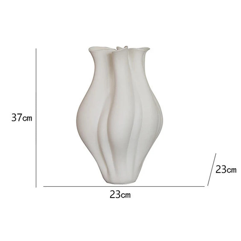 Modern Vases Table Decoration Flower Vase Art Elegant Plants Vase Living Room Luxury Flowers Bottle Aesthetic Interior Ornaments