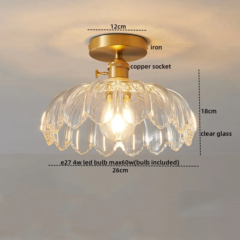 IWHD Home Lighting LED Ceiling Lamps For Living Room Porch Balcony 4w Bulb Modern Night Lights Fixtures Lustre Chandelier