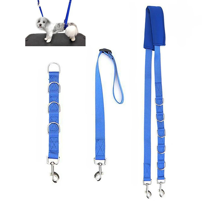 Harness Leads For Pet Grooming Table Adjustable Fixed Dog Cat Safety Rope Pet Grooming Loops Nylon Restraint Noose Pet Supplies