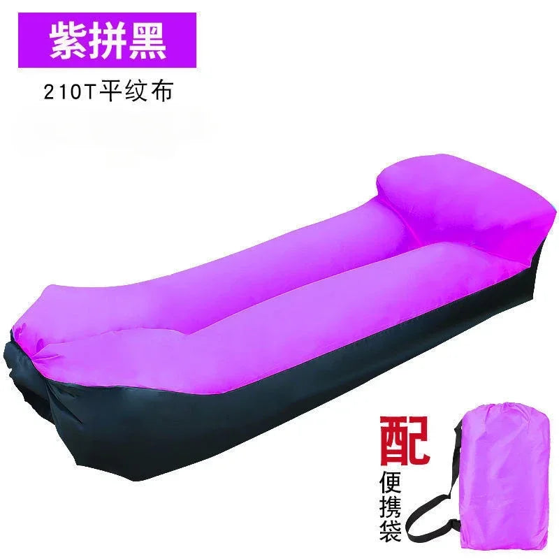 Outdoor Inflatable Sofa, Portable Cushion, Lazy Nap Bed, Beach Air Bed, Practical Tools, Music Festival, Picnic, Camping