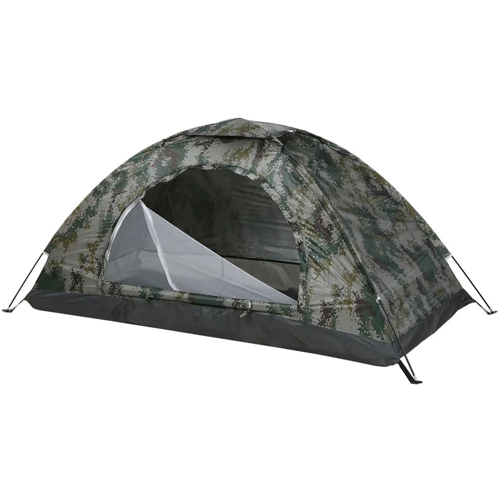 SPORTFUNSF Single 2 Person Ultralight Portable Camping Garden Tent With Anti-UV Coating Waterproof Outdoor Hiking Travel Tent