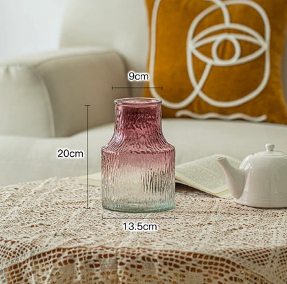 Vase Decoration Clear Glass Hydroponic Countertop In Living Room