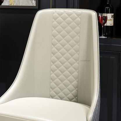 Modern Minimalist Home Hotel Chair Casual Leather