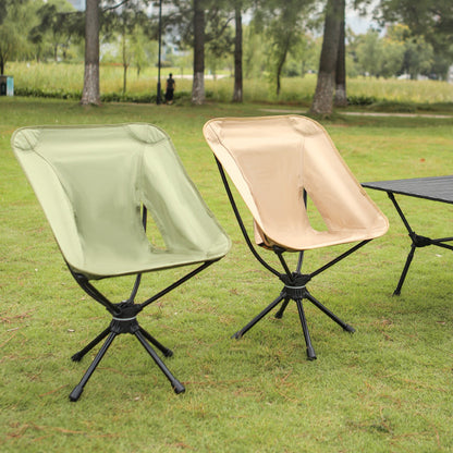 Outdoor 360-degree Rotating Folding Chair Aluminum Alloy