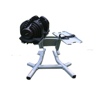 Dumbbell Stand Adjustable With Four Rollers