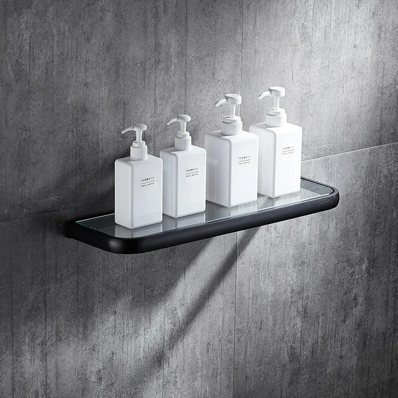 Bathroom Accessories, Corner Shelf,Towel Rack,Paper holder,Towel Bar,Soap basket,Towel Rail Black Oil Brushed bathroom Hardware