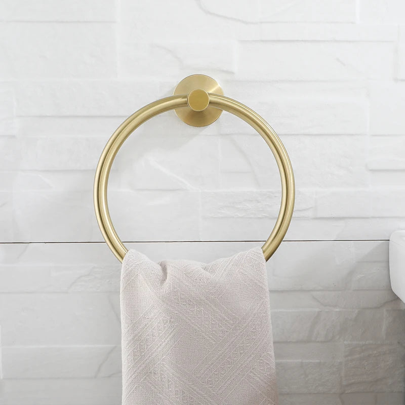 Bathroom Hardware Towel Bar Hook Soap Holder Chrome Polished Towel Rack Shelf Paper Holder Toilet Brush Bathroom Accessories