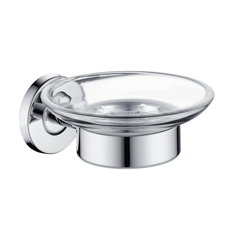 Bathroom Hardware Towel Bar Hook Soap Holder Chrome Polished Towel Rack Shelf Paper Holder Toilet Brush Bathroom Accessories