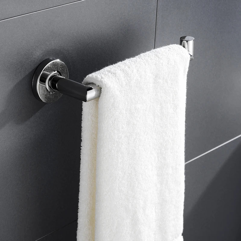 Bathroom Hardware Towel Bar Hook Soap Holder Chrome Polished Towel Rack Shelf Paper Holder Toilet Brush Bathroom Accessories