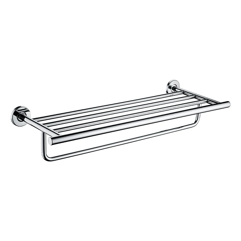 Bathroom Hardware Towel Bar Hook Soap Holder Chrome Polished Towel Rack Shelf Paper Holder Toilet Brush Bathroom Accessories
