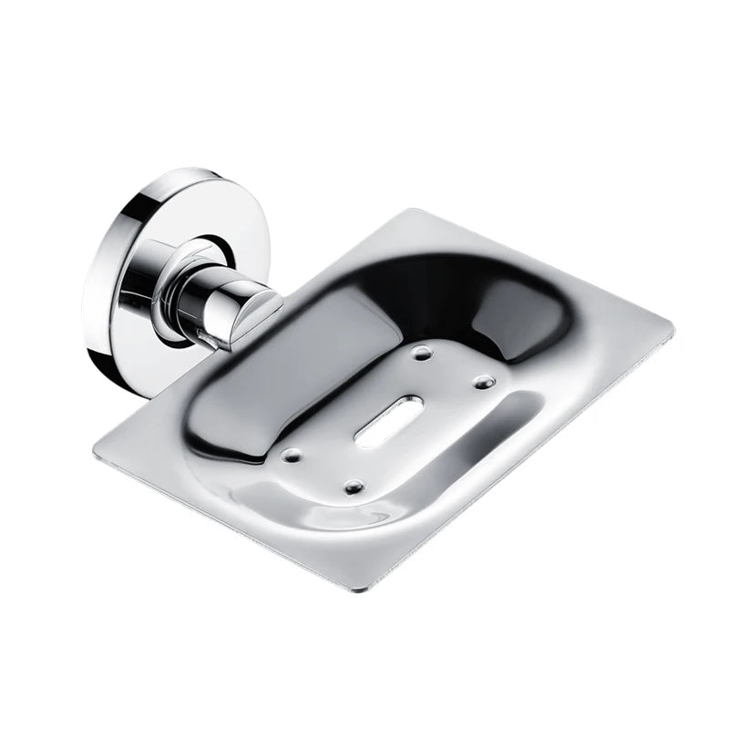 Bathroom Hardware Towel Bar Hook Soap Holder Chrome Polished Towel Rack Shelf Paper Holder Toilet Brush Bathroom Accessories
