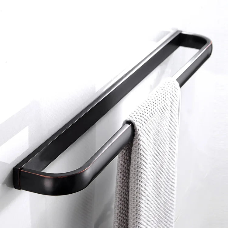 Bathroom Accessories, Corner Shelf,Towel Rack,Paper holder,Towel Bar,Soap basket,Towel Rail Black Oil Brushed bathroom Hardware