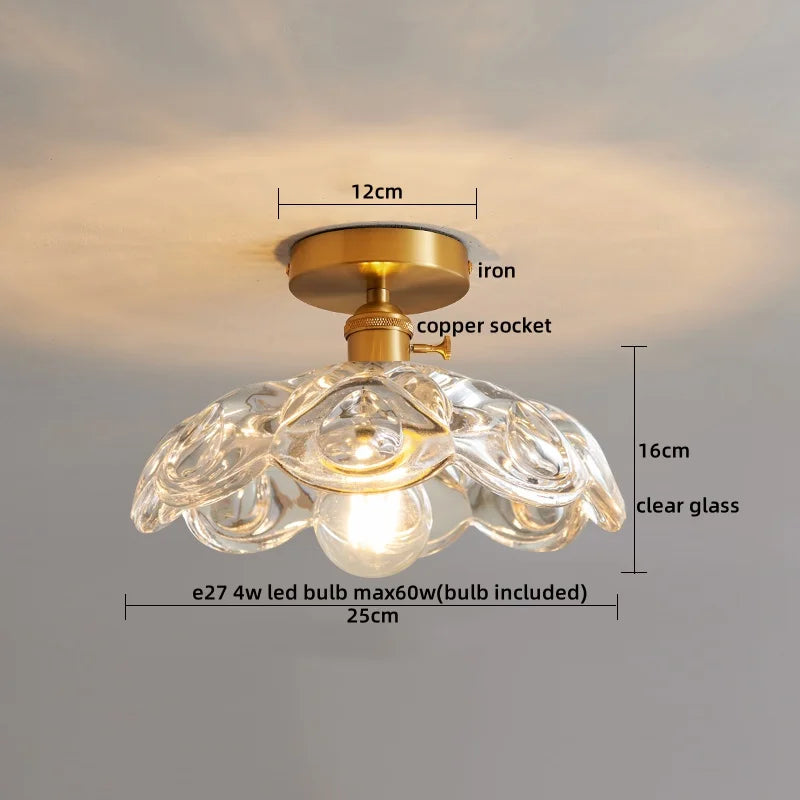 IWHD Home Lighting LED Ceiling Lamps For Living Room Porch Balcony 4w Bulb Modern Night Lights Fixtures Lustre Chandelier
