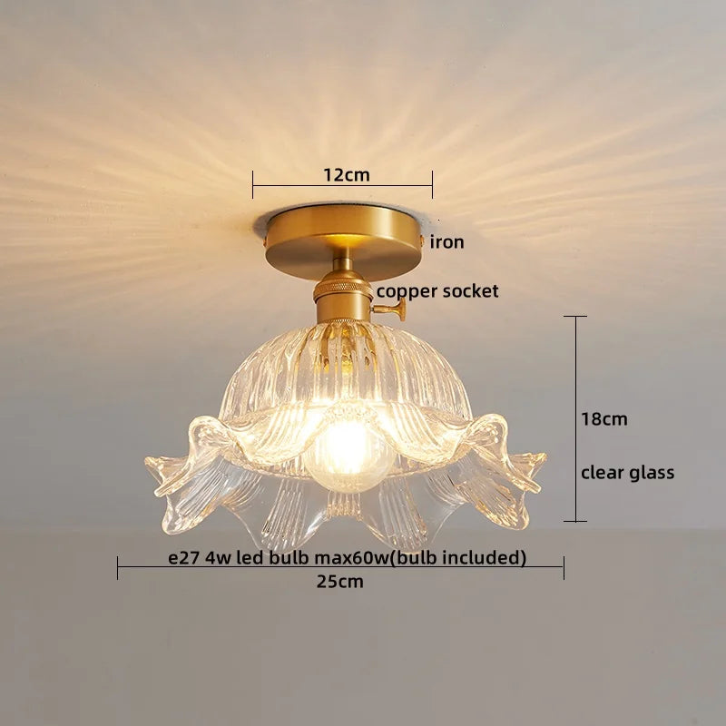 IWHD Home Lighting LED Ceiling Lamps For Living Room Porch Balcony 4w Bulb Modern Night Lights Fixtures Lustre Chandelier