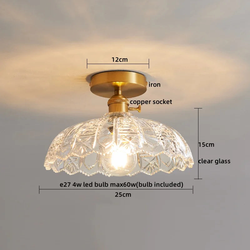 IWHD Home Lighting LED Ceiling Lamps For Living Room Porch Balcony 4w Bulb Modern Night Lights Fixtures Lustre Chandelier
