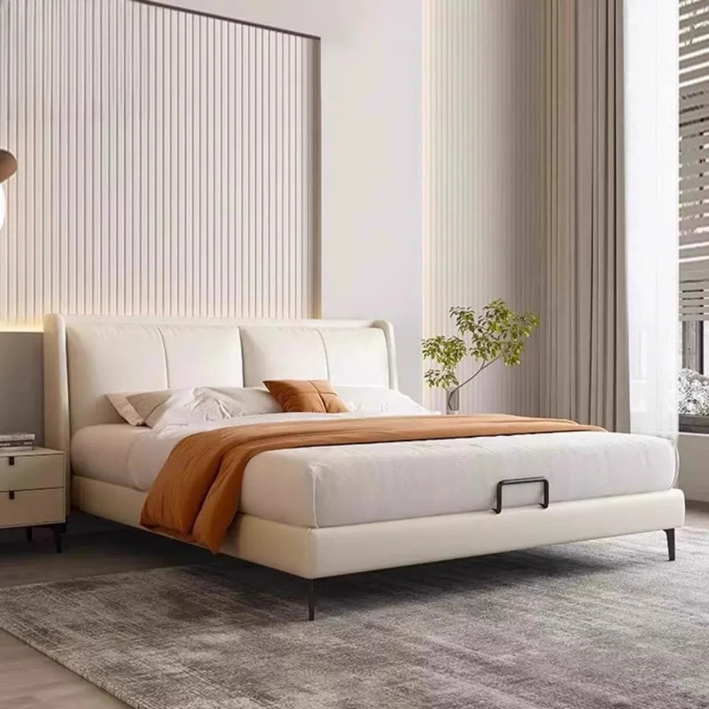 Bedroom Aesthetic Bed Modern Luxury King Lounge Bed Two Persons Sleeping Muebles Para Dormitorio Home Furniture Decoration