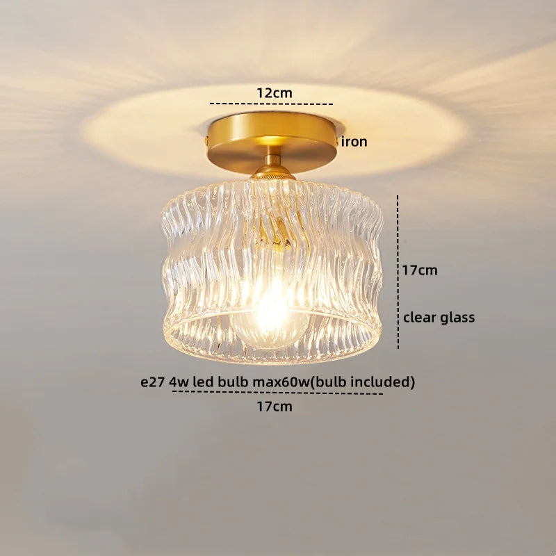 IWHD Home Lighting LED Ceiling Lamps For Living Room Porch Balcony 4w Bulb Modern Night Lights Fixtures Lustre Chandelier