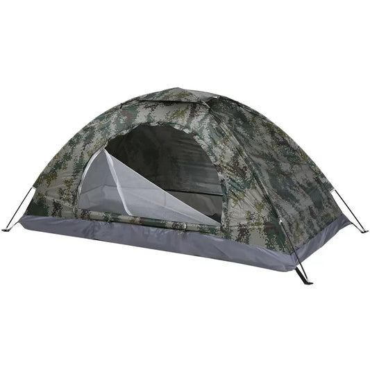 SPORTFUNSF Single 2 Person Ultralight Portable Camping Garden Tent With Anti-UV Coating Waterproof Outdoor Hiking Travel Tent