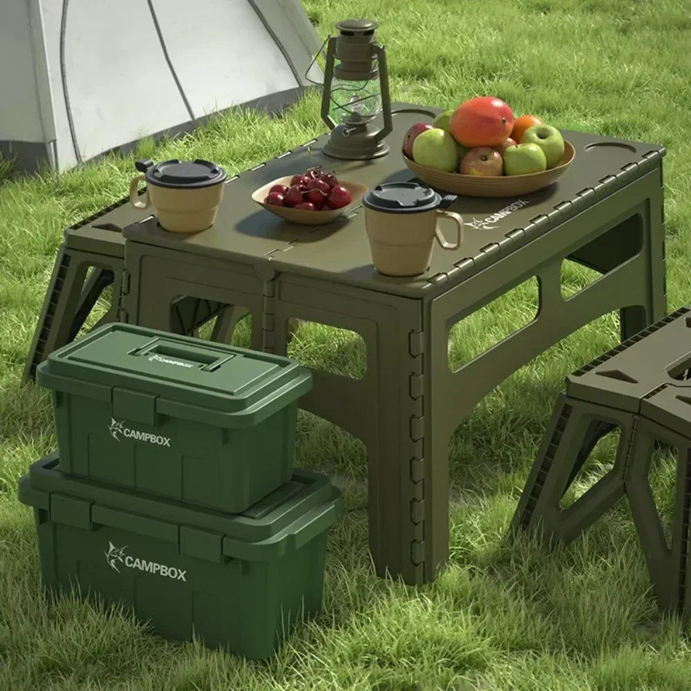 Outdoors Foldable TableTravel Folding Step Stool Weight Sturdy Tables Portable Picnic Desk Camping Simplicity Practical Desks