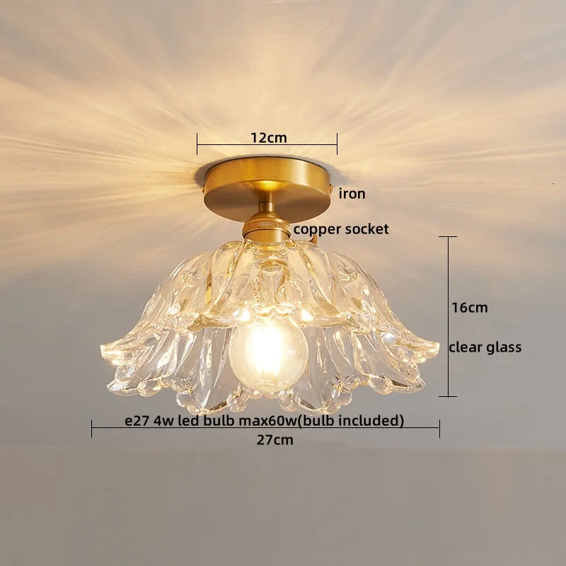 IWHD Home Lighting LED Ceiling Lamps For Living Room Porch Balcony 4w Bulb Modern Night Lights Fixtures Lustre Chandelier