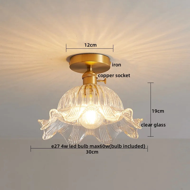 IWHD Home Lighting LED Ceiling Lamps For Living Room Porch Balcony 4w Bulb Modern Night Lights Fixtures Lustre Chandelier