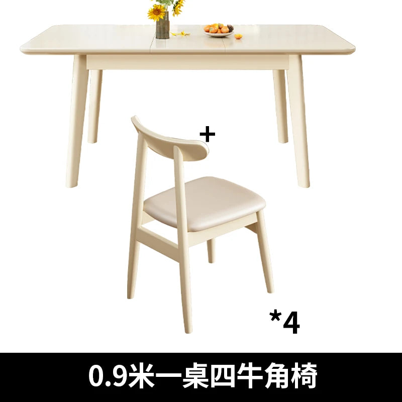 Nordic Waterproof Dining Table Breakfast Minimalist Luxury Design Dining Table Rectangle Farmhouse Mesa De Comedor Furnitures