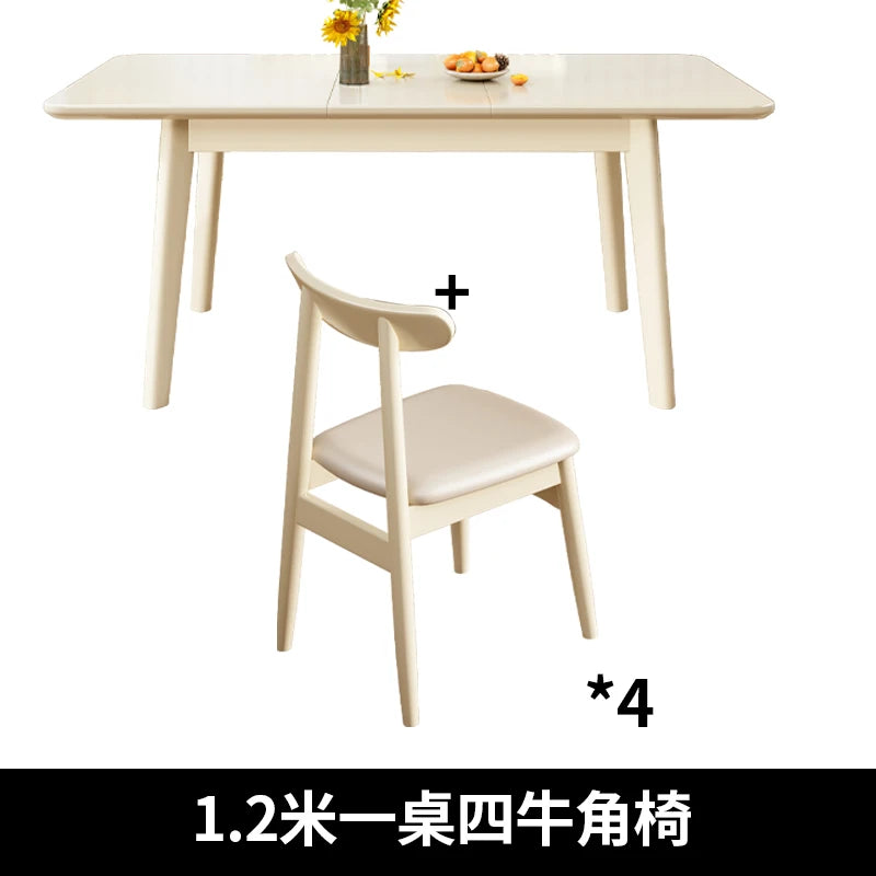 Nordic Waterproof Dining Table Breakfast Minimalist Luxury Design Dining Table Rectangle Farmhouse Mesa De Comedor Furnitures