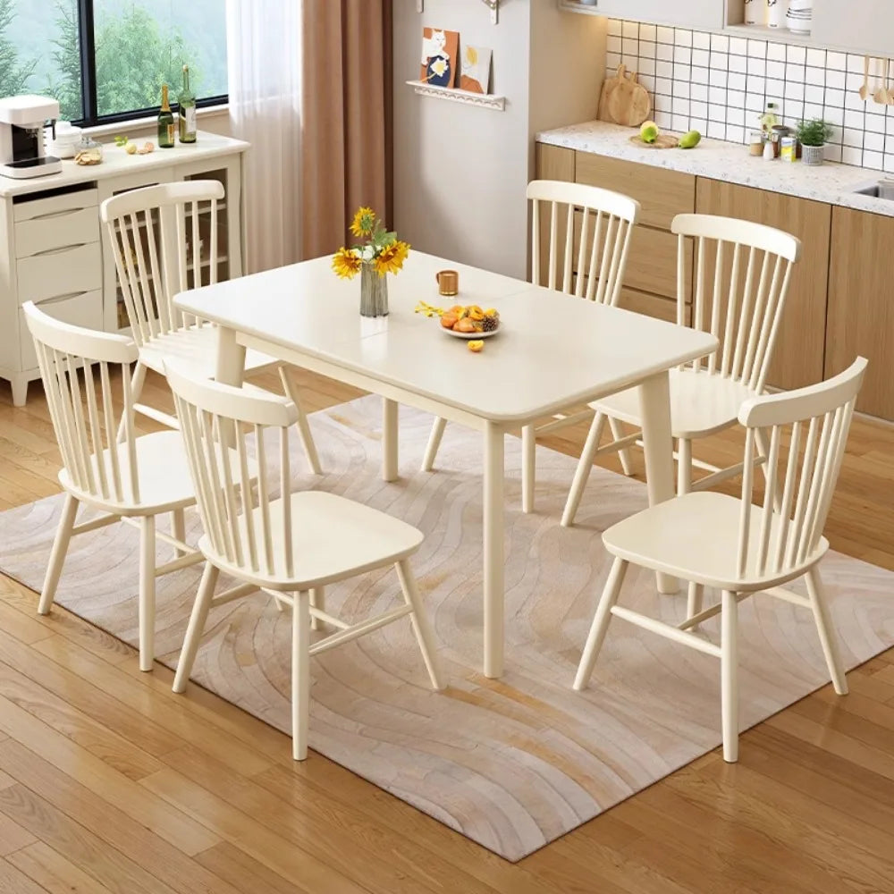 Nordic Waterproof Dining Table Breakfast Minimalist Luxury Design Dining Table Rectangle Farmhouse Mesa De Comedor Furnitures