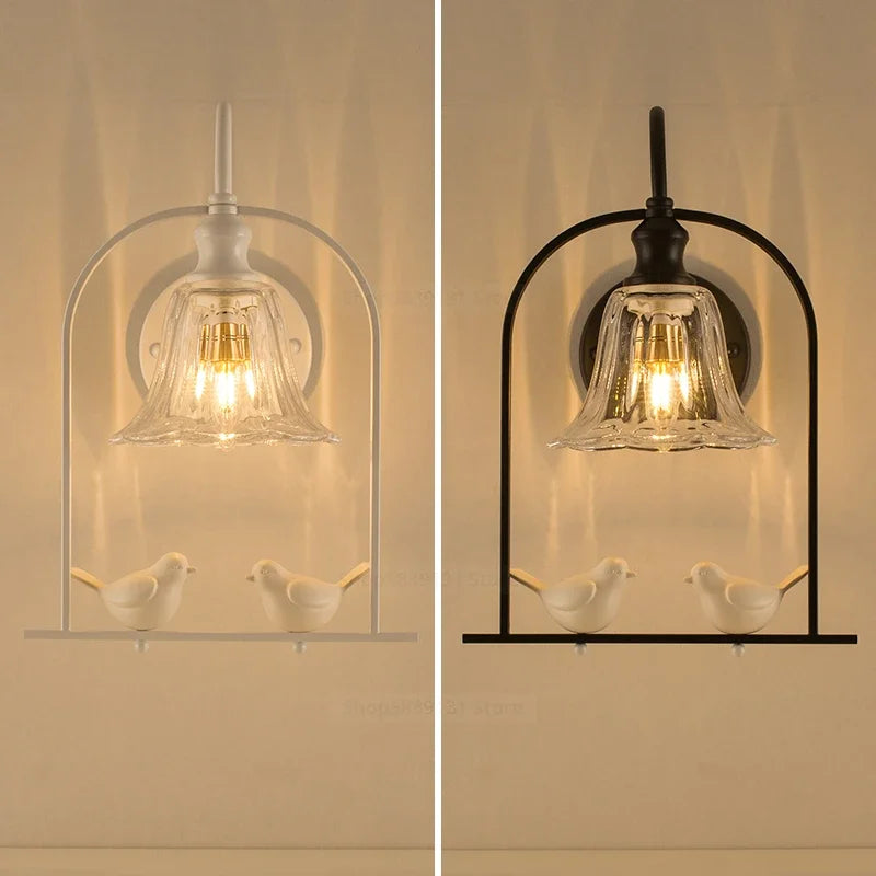 Modern Wall Lights for Home Living Room Decoration LED Bird Lamps Bathroom Lights Dining Room Corridor Wall Sconce Light Fixture