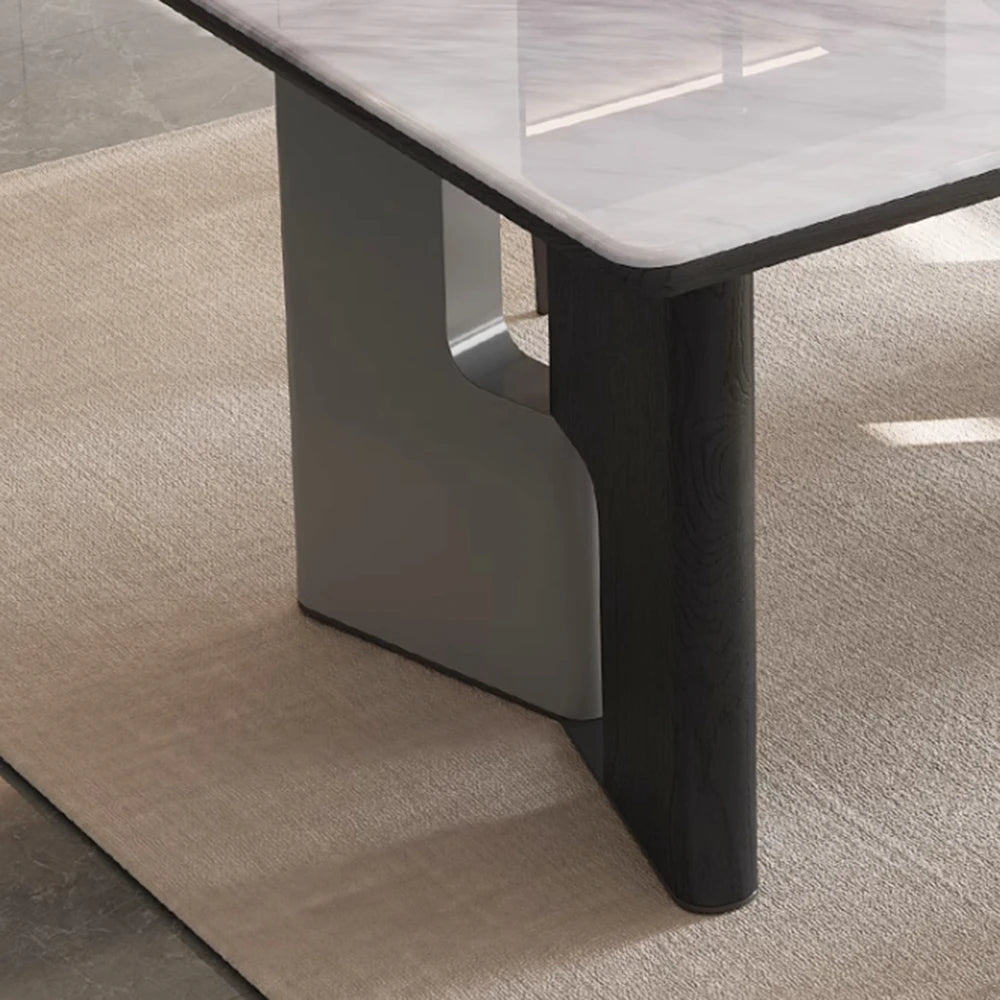 Nordic Rectangle Dining Table 8 People Luxury Design ornament Dining Table Living Waterproof mesa comedor Home decoration