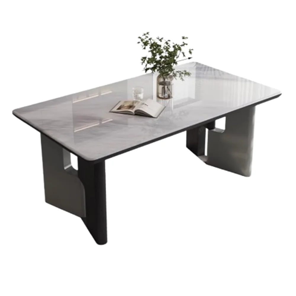 Nordic Rectangle Dining Table 8 People Luxury Design ornament Dining Table Living Waterproof mesa comedor Home decoration