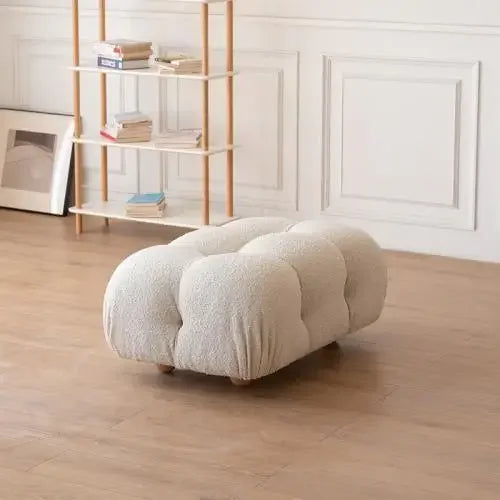 Modern Minimalist Creative Block-Style Fabric Sofa Compact Living Room Balcony Seating with Trendy Upholstery WebPopular Design
