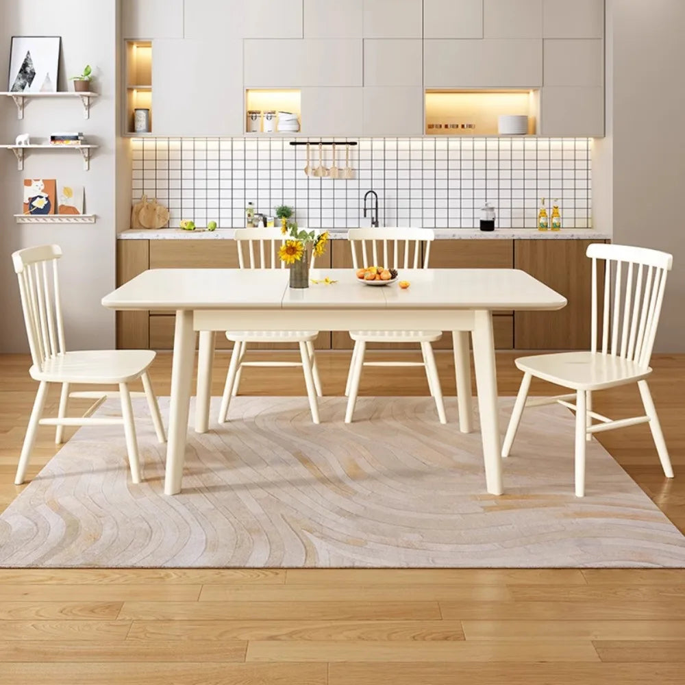 Nordic Waterproof Dining Table Breakfast Minimalist Luxury Design Dining Table Rectangle Farmhouse Mesa De Comedor Furnitures