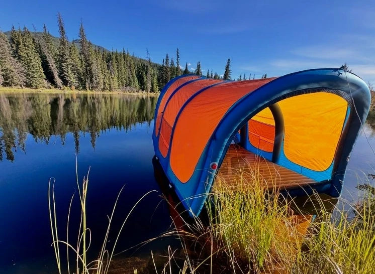 Inflatable Floating Tent Outdoor Camping Inflatable Mattress Tent Outdoor Luxury Automatic Tente Camping Inflatable