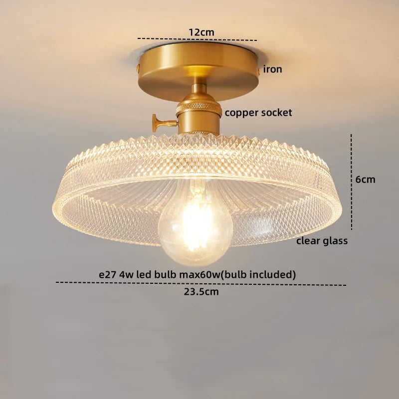 IWHD Home Lighting LED Ceiling Lamps For Living Room Porch Balcony 4w Bulb Modern Night Lights Fixtures Lustre Chandelier