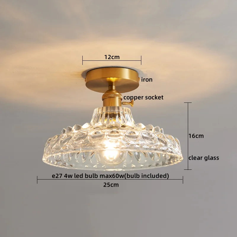IWHD Home Lighting LED Ceiling Lamps For Living Room Porch Balcony 4w Bulb Modern Night Lights Fixtures Lustre Chandelier