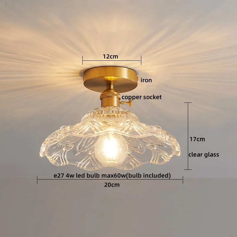 IWHD Home Lighting LED Ceiling Lamps For Living Room Porch Balcony 4w Bulb Modern Night Lights Fixtures Lustre Chandelier