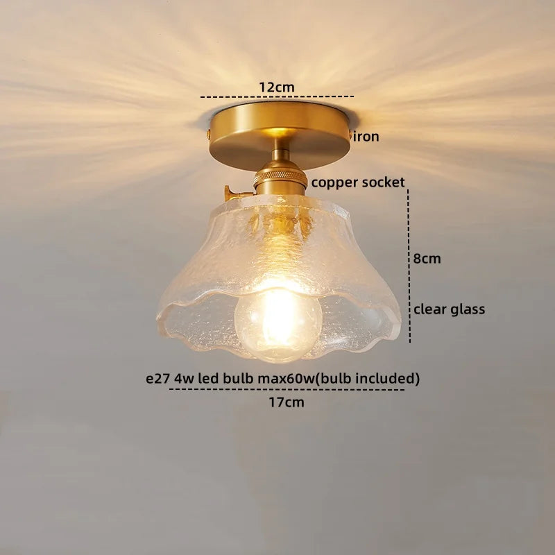 IWHD Home Lighting LED Ceiling Lamps For Living Room Porch Balcony 4w Bulb Modern Night Lights Fixtures Lustre Chandelier